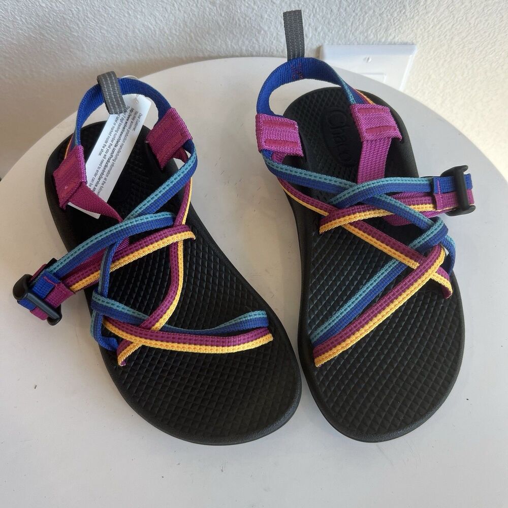 Chaco Kids ZXI Ecothread‎ Sandal Tetra Sunset Girls 2 Outdoor Hiking Comfort NWT